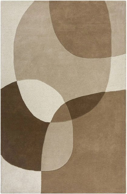 Flair Rugs Wollteppich Glow Wool in Beige, abstrakt und modern, B/T: 120 x 170 cm - Bild 1