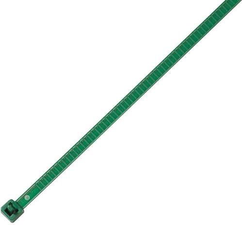 HellermannTyton Kabelbinder LR55R-PA66-GN-Q1, Grün, Länge: 19,6 cm, Breite: 0,48 cm, 25 Stück - Bild 1