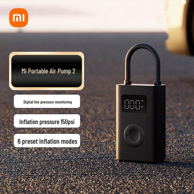 Xiaomi Mi tragbarer elektrischer Luftkompressor 2 in Schwarz (CN-Version) - Bild 1