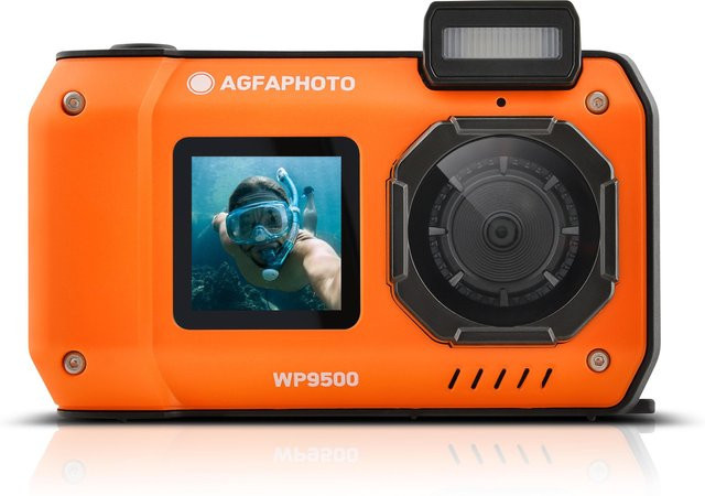 Realishot WP9500 Action Camera in Orange, kompakte Kamera - Bild 1