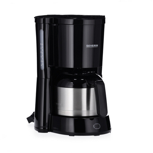 Severin Kaffeemaschine KA 4835 in Schwarz mit Edelstahlkanne, 1000 W, Abschaltautomatik und Warmhaltefunktion - Bild 2