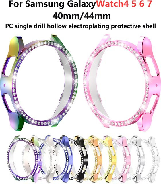 Schutzhülle für Samsung Galaxy Watch7 44 mm, Single Diamond Case, PC - Bild 1