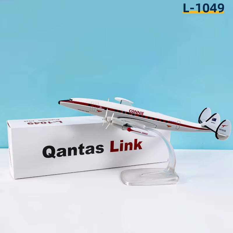 Art Crown Model Lockheed L-1049 Flugzeug, Weiß, Kunststoff - Bild 2