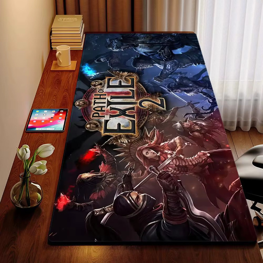 P-Path of Exile 2 Mauspad XXL in Schwarz und Multicolour als große Tischunterlage für Gaming-Zubehör und Tastaturen - Bild 3