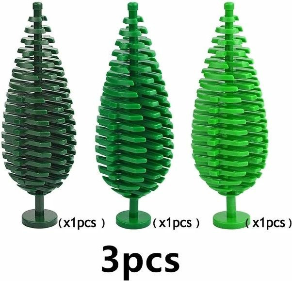 LEGO Bausteine Baum Blume Grasland, 3-teiliges Set, ab 6 Jahren - Bild 1