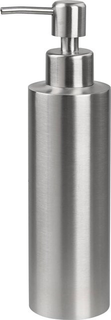 Fackelmann Seifenspender aus Edelstahl in Silber mit 350 ml Fassungsvermögen - Bild 1