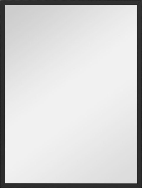 HOMCOM Wandspiegel Rechteckig Schwarz B: 60 cm, H: 80 cm - Bild 1