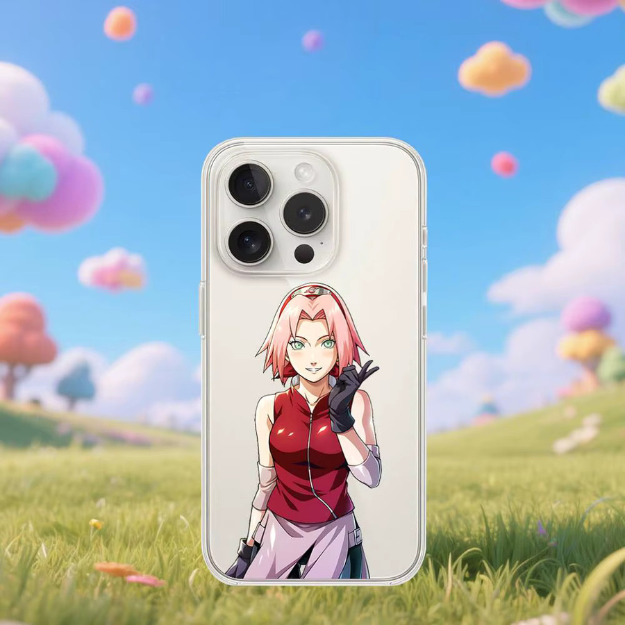 Transparente Handyhülle S-Sakuras H-Harunos für Apple iPhone 17 16 15 14 13 12 11 Pro Max Plus - Bild 3