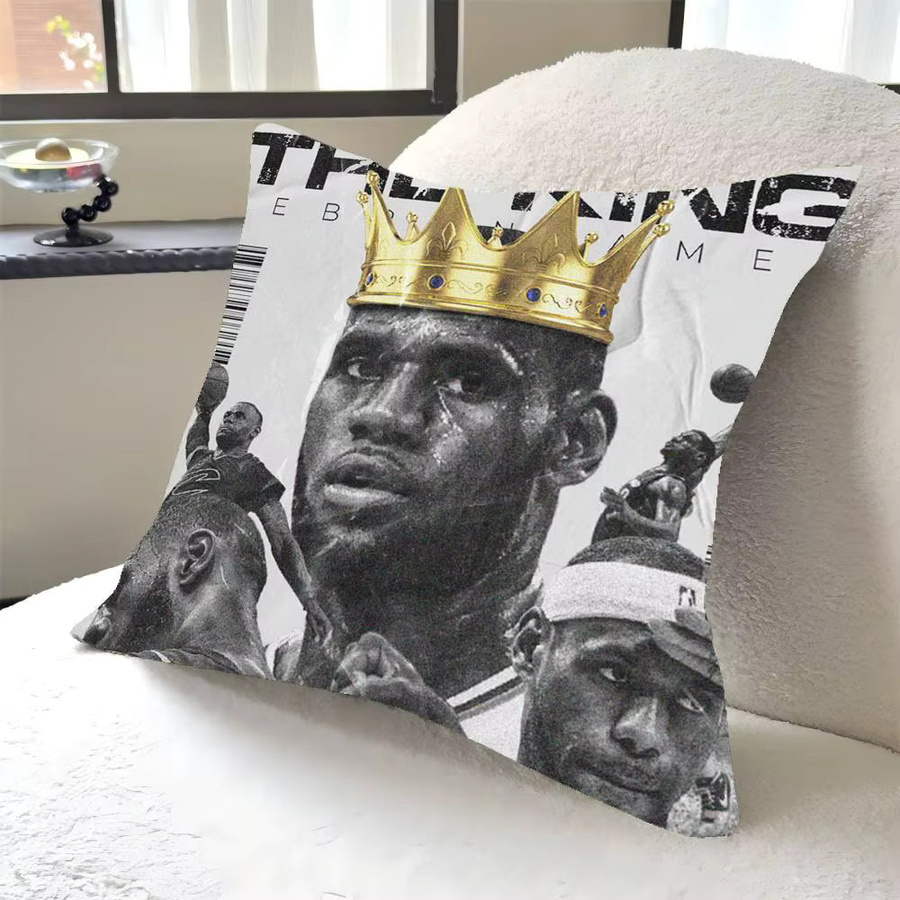 LeBron James NBA Basketball Kissenbezug Multicolor, 40 x 40 cm - Bild 5