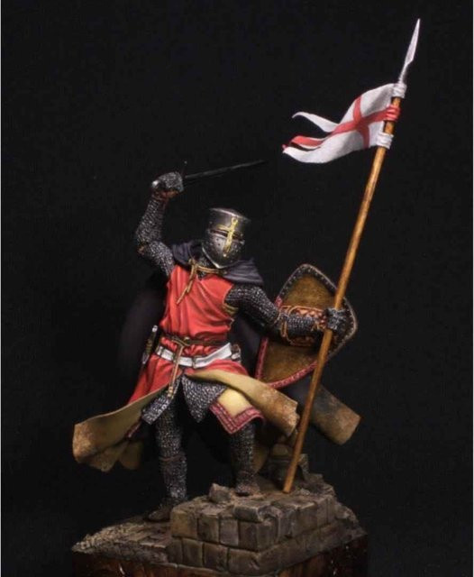 GK Crusader Knight, Resin-Soldatenmodell, unmontiertes und unbemaltes DIY-Set - Bild 1