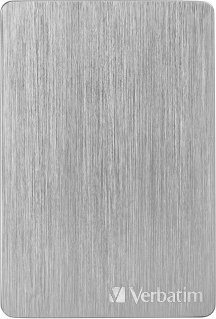Verbatim Store 'n' Go Alu Slim 2.5" Externe HDD-Festplatte 1TB Silber mit USB-C - Bild 1