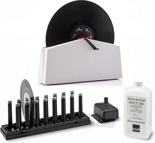 Knosti Disco-Antistat Generation II PLUS Schallplattenreinigungsmaschine in Weiß - Bild 1