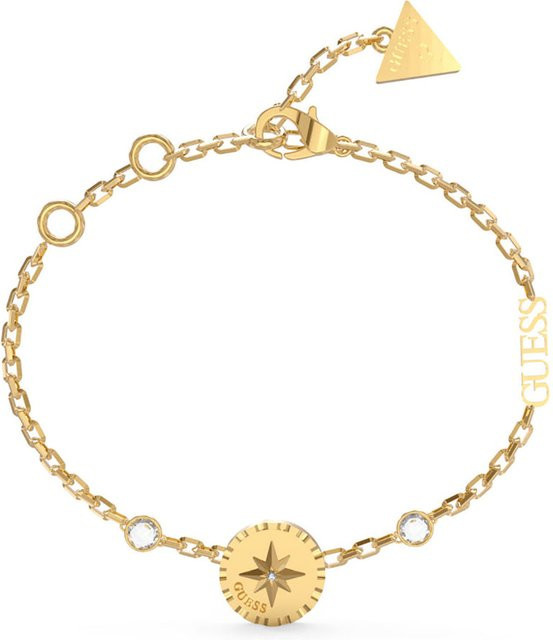 Guess Armband, Edelstahl, Gold, Kristall, Zirkonia, Damen - Bild 1