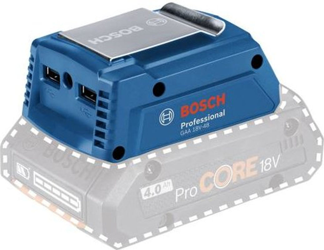 Bosch Professional GAA 18V-48 USB-Ladeadapter mit USB-A und USB-C Anschlüssen - Bild 2