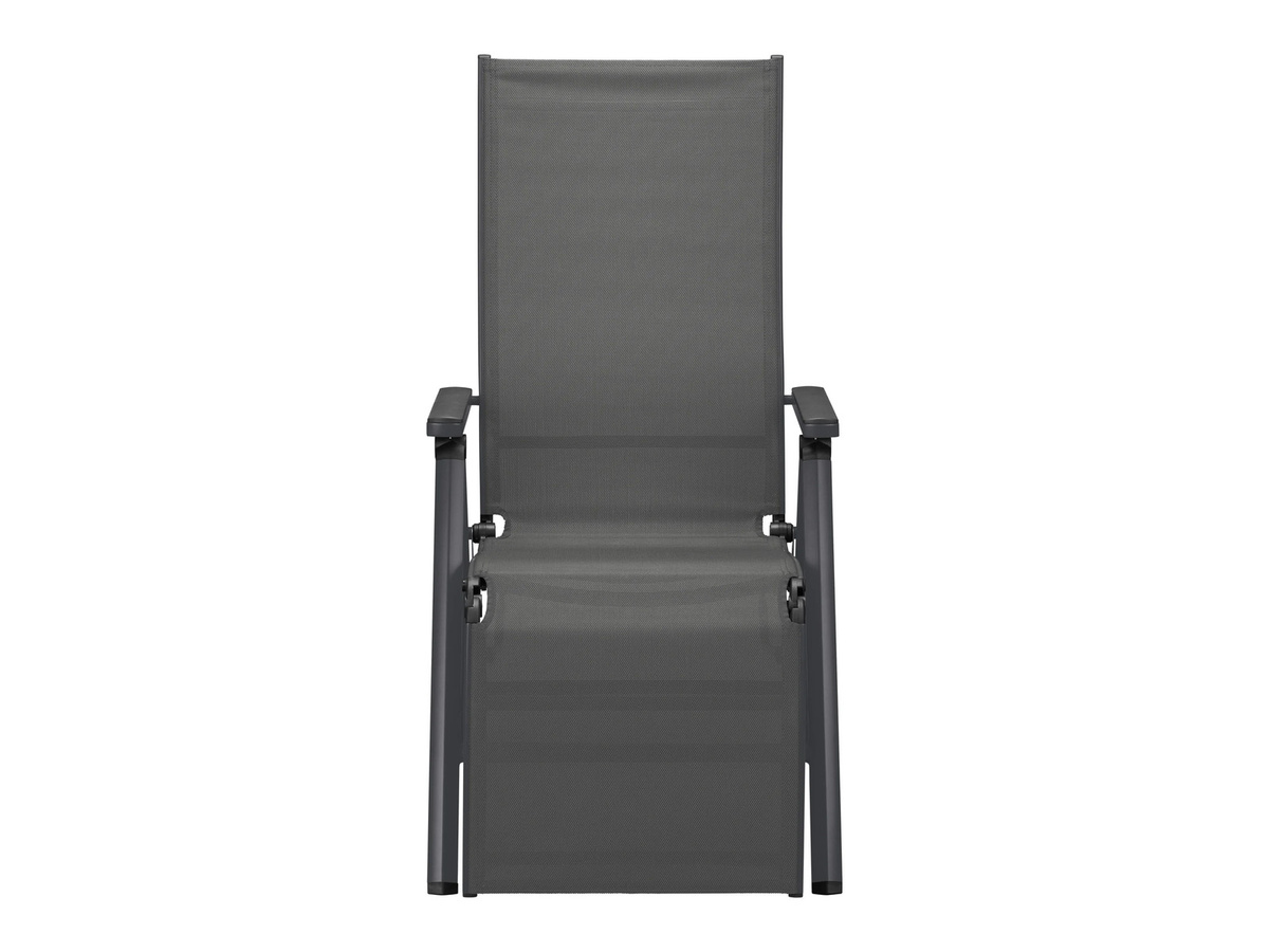 LIVARNO Alu-Relaxsessel Houston mit Textilene-Bezug in Anthrazit - Bild 3