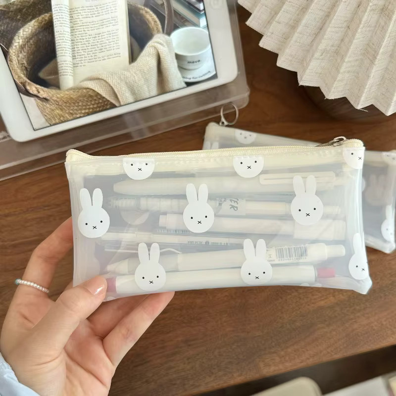 Miffy Stiftetui aus transparentem PVC mit Cartoon-Print als wasserdichte Schreibwarenetui - Bild 2