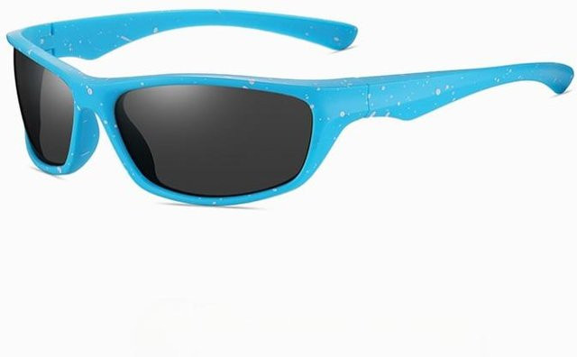 Binchi Outdoor Equipment Sportsonnenbrille Big Box, quadratisch, Kunststoff, blue, Unisex - Bild 1