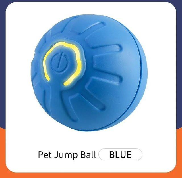 Yiran Furniture Intelligenter Hundespielzeugball, elektronisch, interaktiv, beweglicher Ball, USB, automatischer Bewegungsball, springend, für Welpen - Bild 1