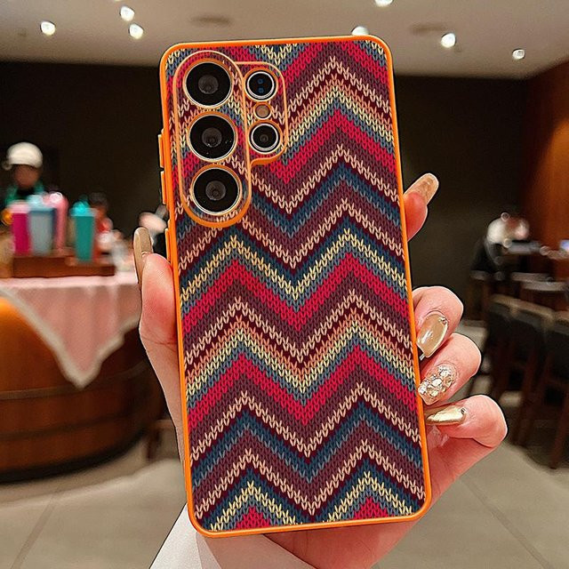 Magnetische Handyhülle mit Karbonfaser-Webmuster für Samsung Galaxy S26 S25 S24 Ultra S23 FE A57 A56 A37 A17 A55 A26 A36 A15 in Multicolour - Bild 1