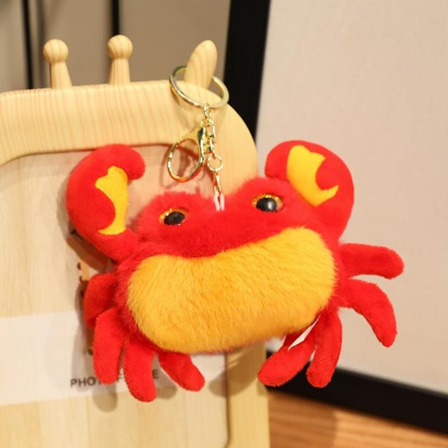 Süßer Mu Cheng Meeresschildkröte Krabbe Hai Wal Oktopus Clownfisch Plüschtier 14cm - Bild 1