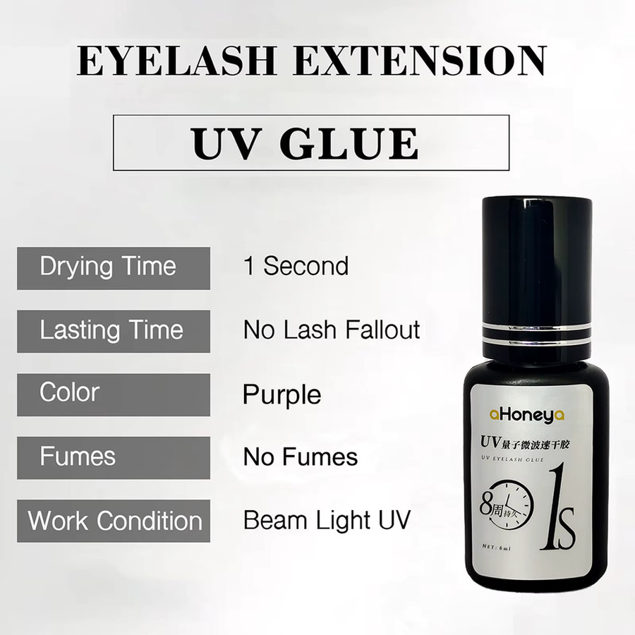 UV-Wimpernkleber, 6 ml, lila, Unisex - Bild 4