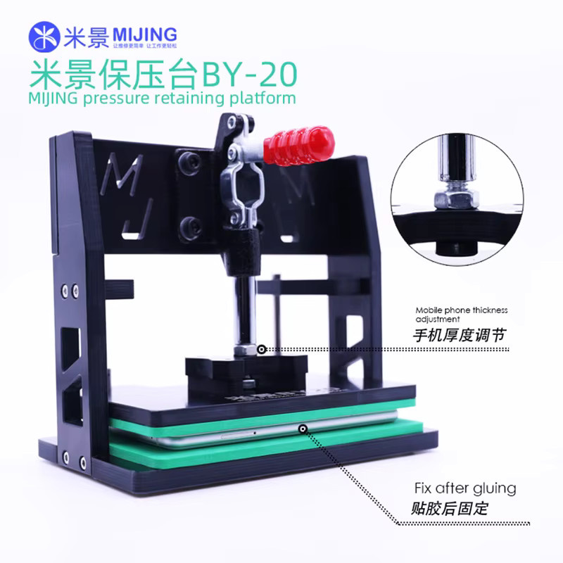 Mijing BY-20 Universelle Reparatur-Befestigungsplattform für Handy-Bildschirm und LCD-Reparatur in Schwarz - Bild 2