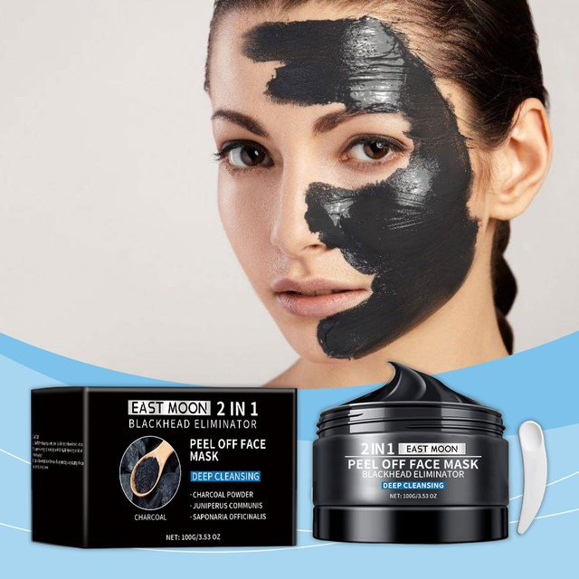 eelhoe Bambuskohle-Maske, Reinigungscreme für fettige Haut, Unisex - Bild 1