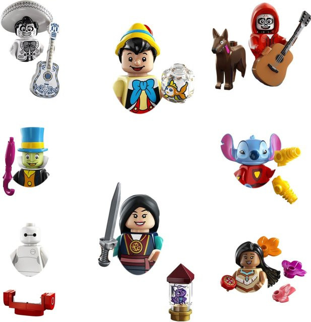 Disney Anime-Charakterfiguren, Bausteine, Bunt / Mehrfarbig - Bild 1