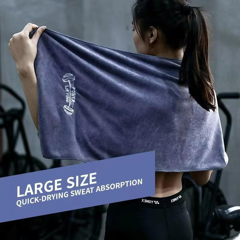 XYNN Fitnesshandtuch aus Mikrofaser in Rosa, schnelltrocknend und rutschfest, B/H: 42 x 95 cm - Bild 5