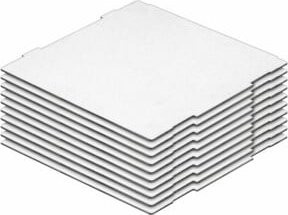 Vigour Einteilblech Satz hoch extragroß 183 mm V6685H-4/10 10-teilig in Weiß - Bild 1