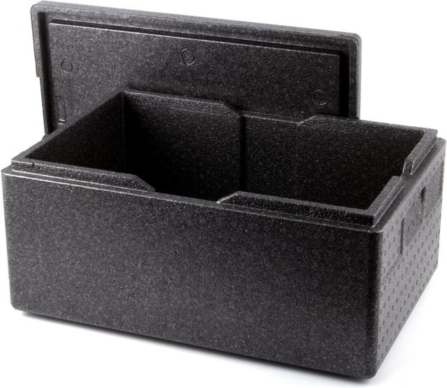 Hendi Thermos EEP Catering-Behälter thermisch isoliert, Schwarz, Volumen: 53 l, B/T: 60 x 40 cm - Bild 1