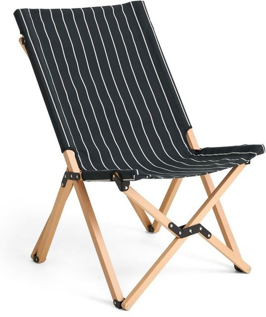 HAY Outdoor Market Klappstuhl aus Buchenholz mit gestreiftem Polyesterbezug in Multicolour - Bild 1