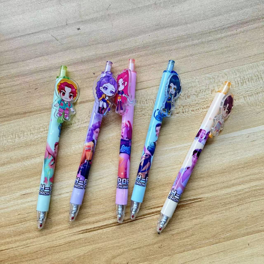 Yiran toy 1 KPop Teufelsjäger Anime Kugelschreiber Set in Schwarz und Multicolour für Schüler und Schulbedarf - Bild 2