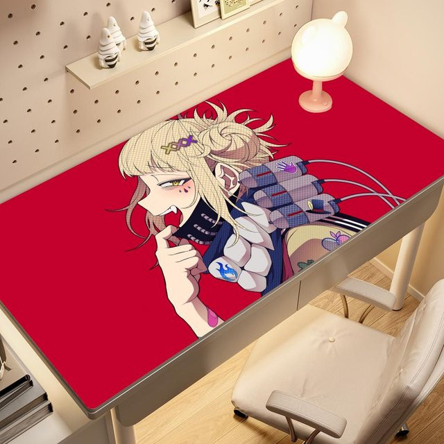 XL Gaming Mauspad Himiko Toga Anime Design in Schwarz - Bild 1