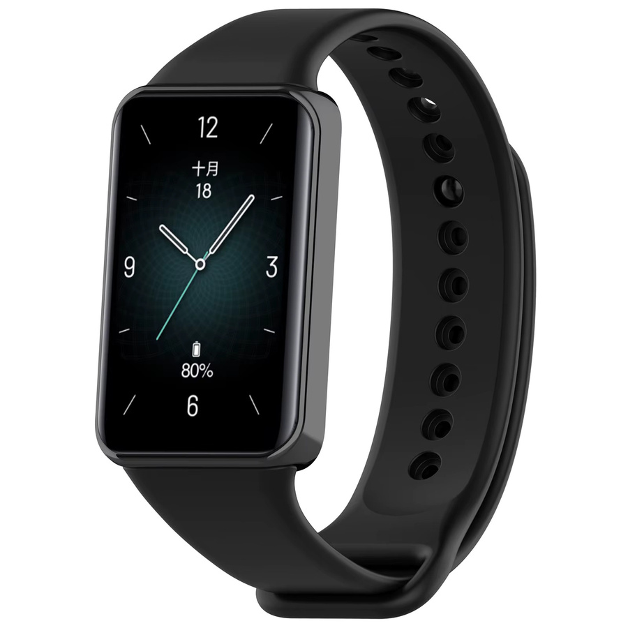 TAMISTER Uhrenarmband Silikon, Schwarz, Unisex - Bild 2