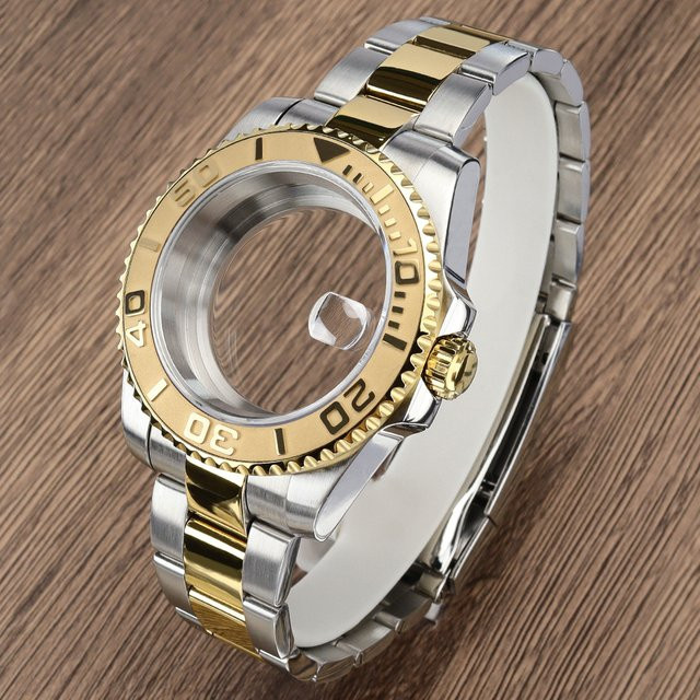 Uhrenarmband Edelstahl, Gold, Klassisch - Bild 1