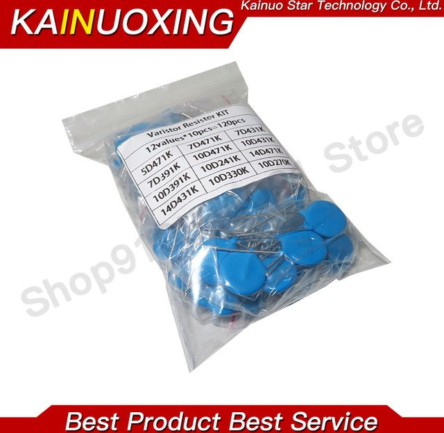 KAINUOXING Varistor-Widerstand Set mit 100 Stück, sortiertes Kit in Blau - Bild 1