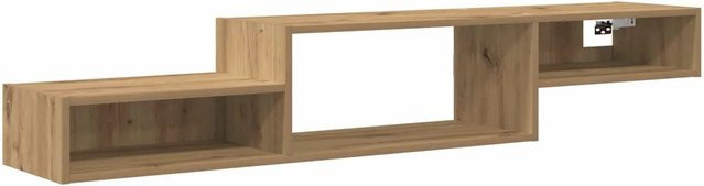 vidaXL Wandmontierter TV-Schrank Artisan-Eiche in Braun, Modernes Design für Wohnzimmer und Schlafzimmer - Bild 1