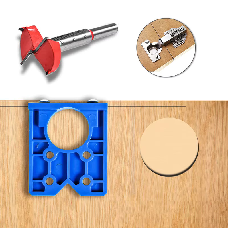 YOMO Einstellbare Hartmetall Bohrer Bits Scharnier Loch Opener für Holzbearbeitung - Bild 3