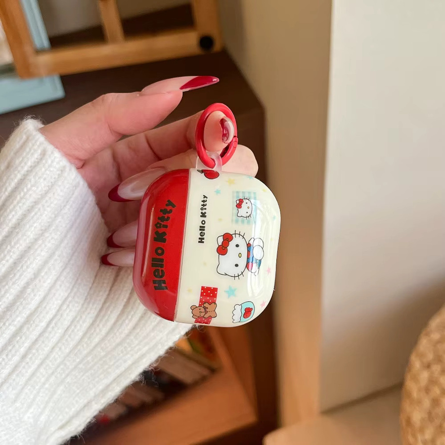 Sanrio Hello Kitty Kopfhörerhülle für Apple AirPods 1 2 3 4 Pro Pro 2 Pro 3 Wireless Kopfhörerbox - Bild 3