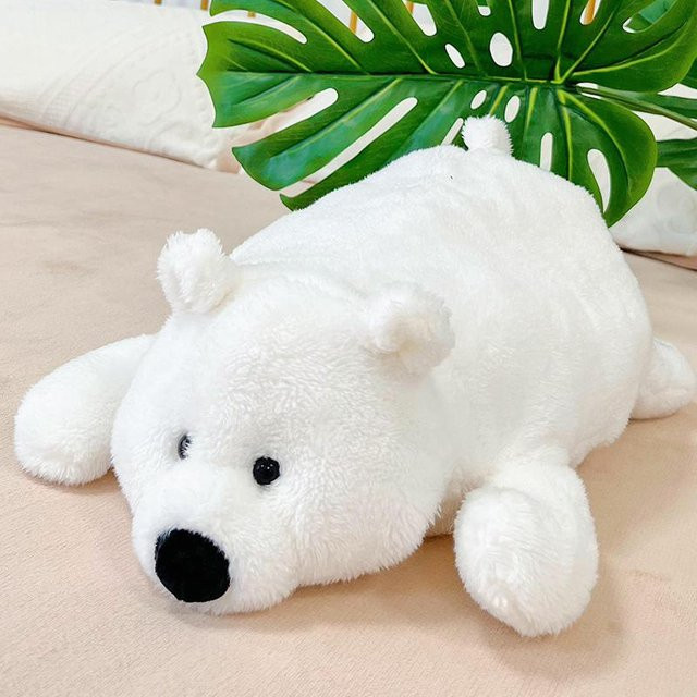 Wucifang Bags Eisbär Stofftier Plüsch, Weiß, 60cm - Bild 1