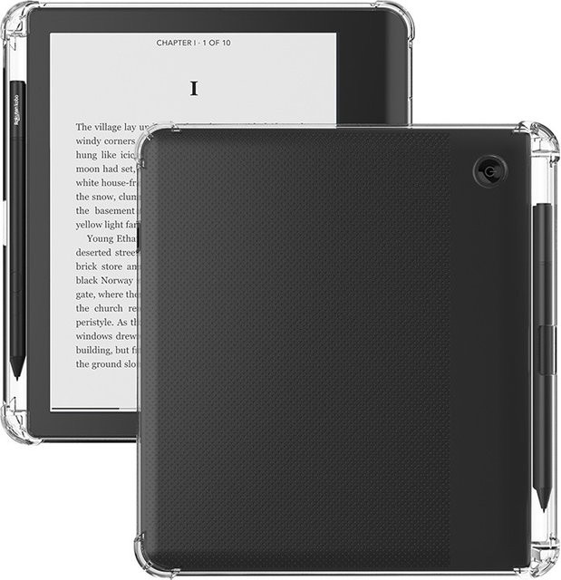 ZMHY Schutzhülle für Kobo Elipsa 2E und Elipsa 10.3 Inch, Stoßfestes TPU Case mit Stiftfach, Transparent - Bild 1