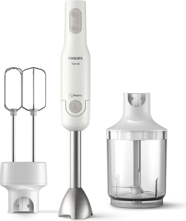 Philips Daily Collection HR2546/00 ProMix Stabmixer mit Pulsfunktion in Weiß, 700 W