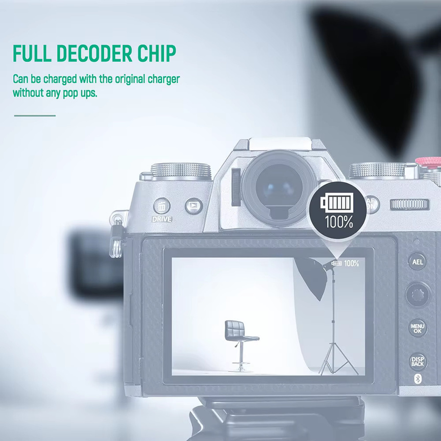 Fujifilm NP-W126S Akku mit Doppelladegerät für X-Serie Kameras, Schwarz - Bild 5