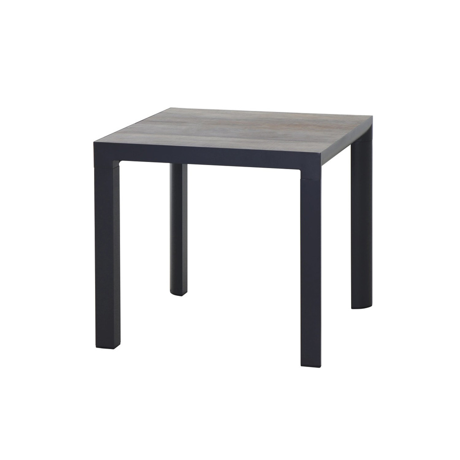 Siena Garden Gartentisch Silva Rechteckig aus Keramik in Washed Grey B/T: 80 x 80 cm - Bild 2
