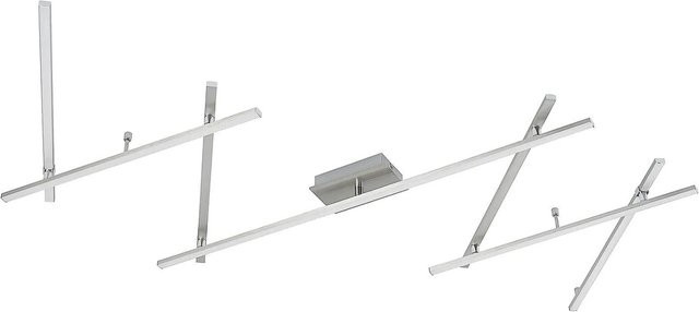 Lindby LED Deckenleuchte Kerem Modern, dimmbar, Alu-grau, Metall - Bild 1