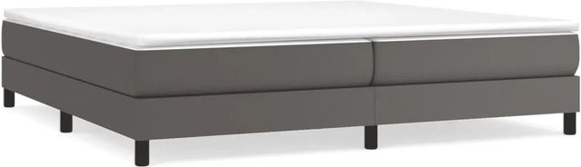 vidaXL Boxspringbett Hybrid mit Matratze Grau B/T/H: 200 x 200 x 25 cm - Bild 1