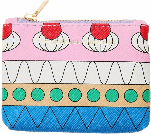 Rico Design x Redfries Etui XS Eye Candy Tortenstück in Multicolour, B/H: 10,5 x 7,5 cm - Bild 1