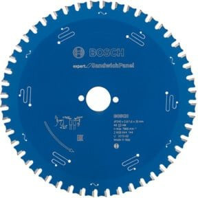 Bosch Expert Kreissägeblatt für Sandwichpaneele, Carbide-Tipped, Blau, Durchmesser: 240 mm, Bohrung: 30 mm, Sägeblattstärke: 2,6 mm, 48 Zähne - Bild 1