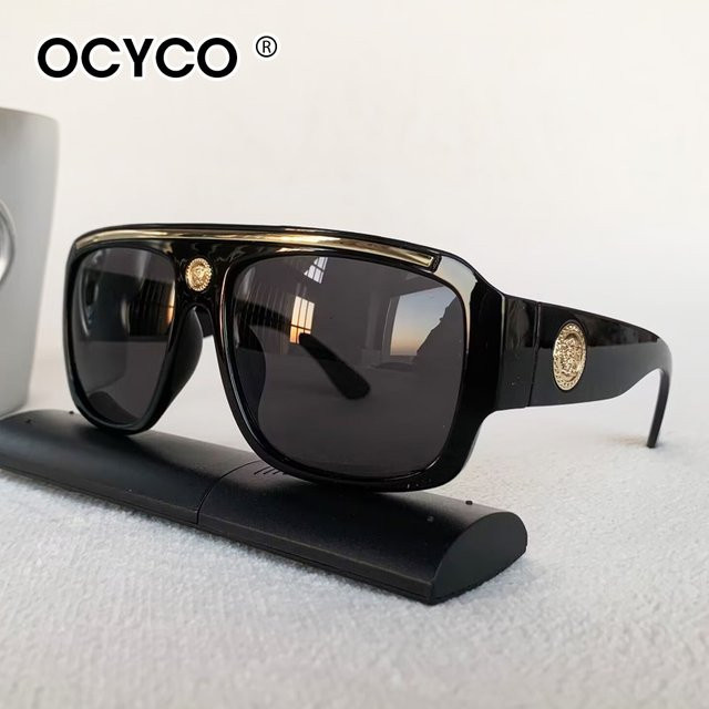 OCYCO Square Sonnenbrille, Vollrand, Unisex, Schwarz - Bild 1